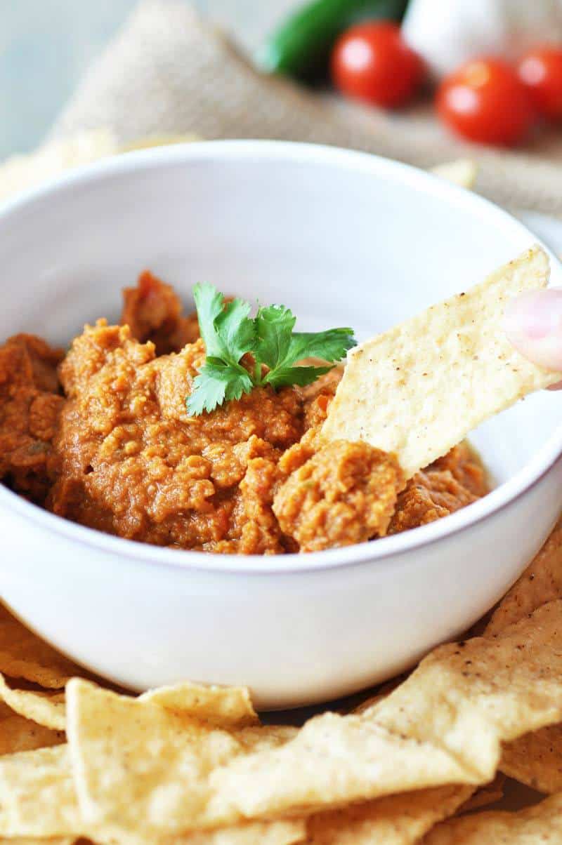 Oil-Free Hummus Recipe Roundup: All the Flavor Without the Added Fat Spicy Mexican Hummus 7 - Oil-Free Hummus Recipe Roundup: All the Flavor Without the Added Fat