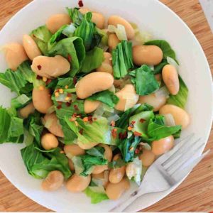 Garlicky-Greens-Beans