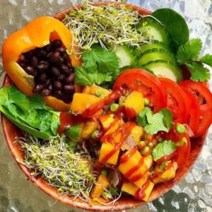 colorful squash medley bowl