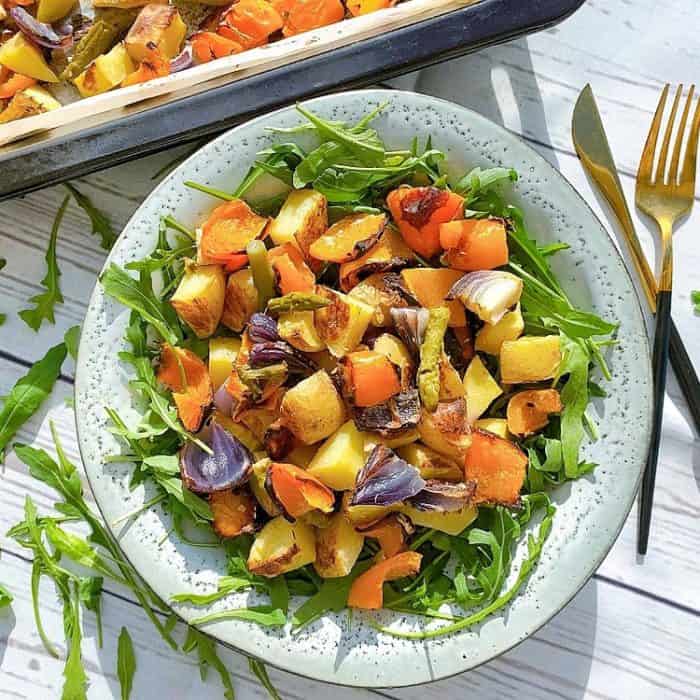 Roasted Potato and Asparagus Bowl Mastering Diabetes