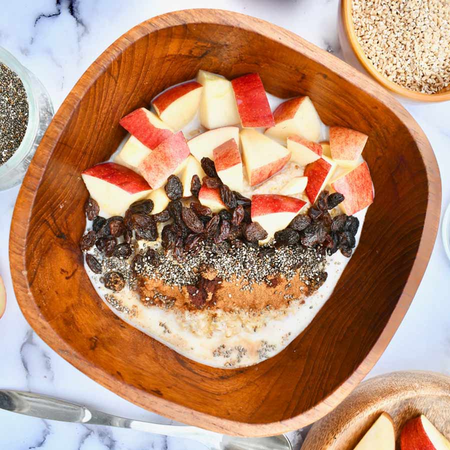 Apple Cinnamon Breakfast Oats Mastering Diabetes