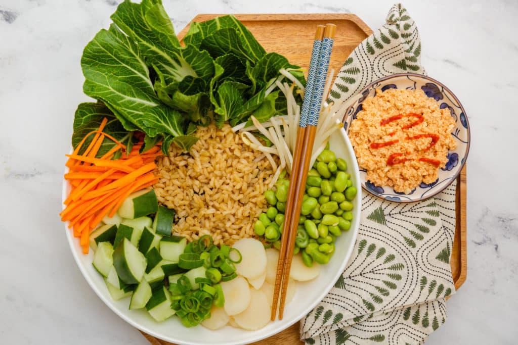 Asian Grain Bowl Mastering Diabetes