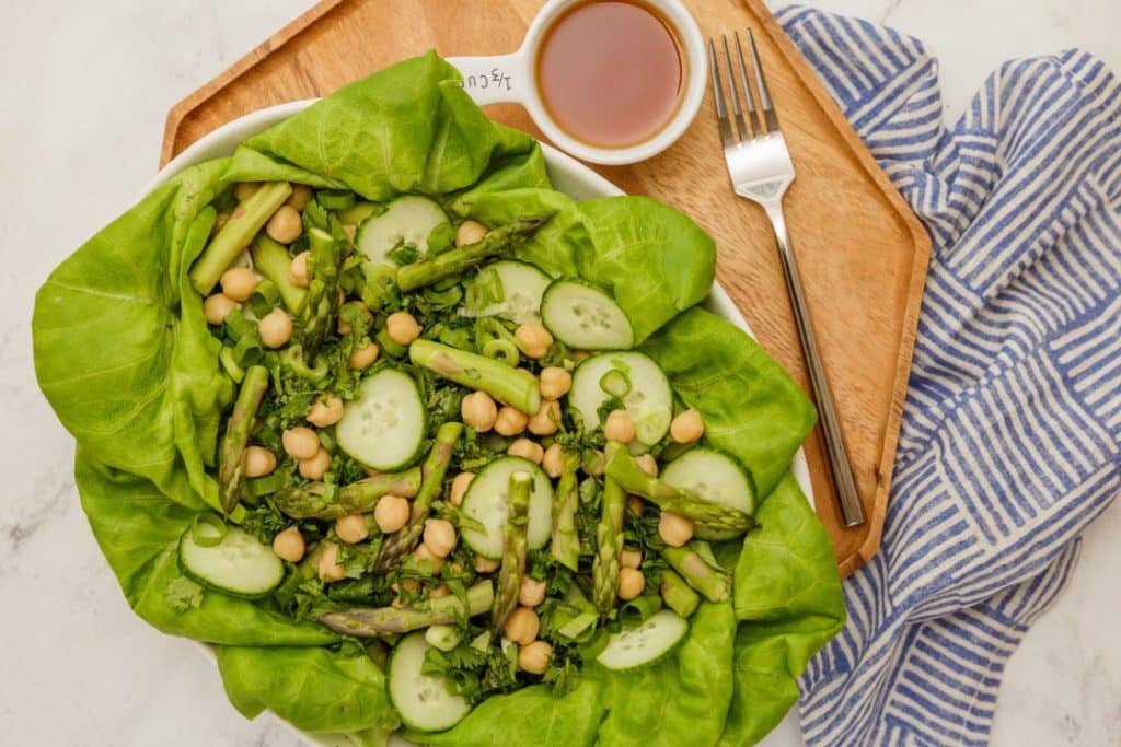 Asparagus Cucumber Onion Salad with Beans Mastering Diabetes