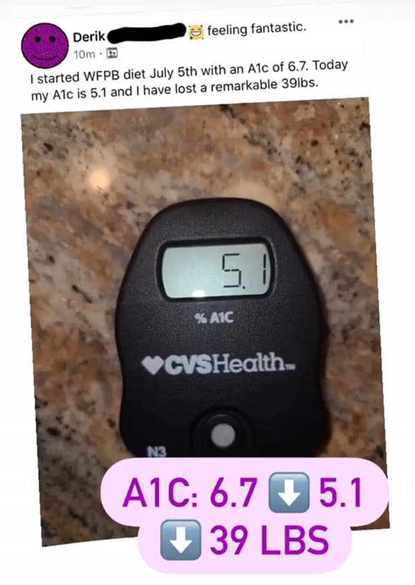 Diabetes testimonial