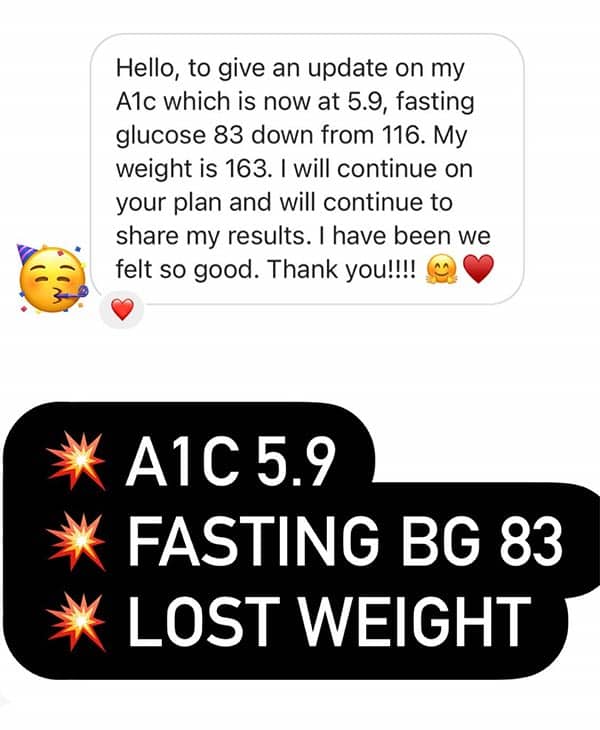 Diabetes testimonial