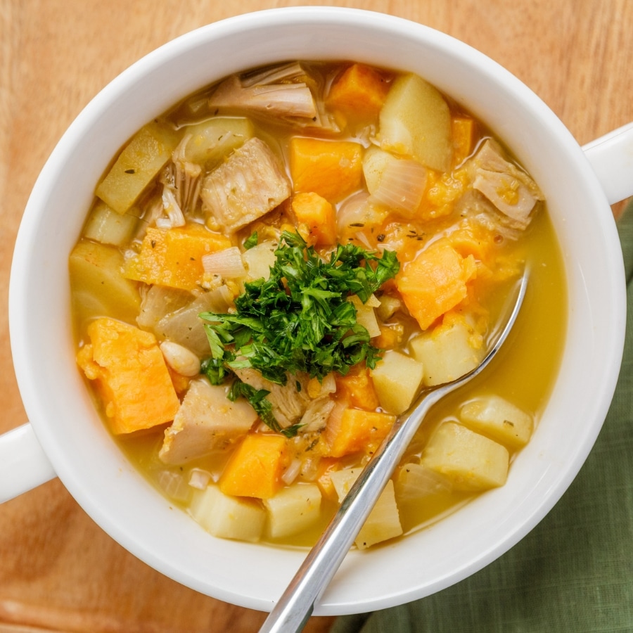 Jackfruit Stew with Sweet Potato and Parsnips | Mastering Diabetes