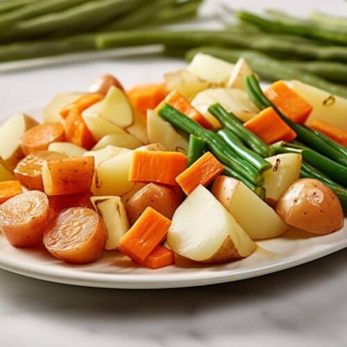 Garlic Potatoes Carrots and Green Beans Mastering Diabetes