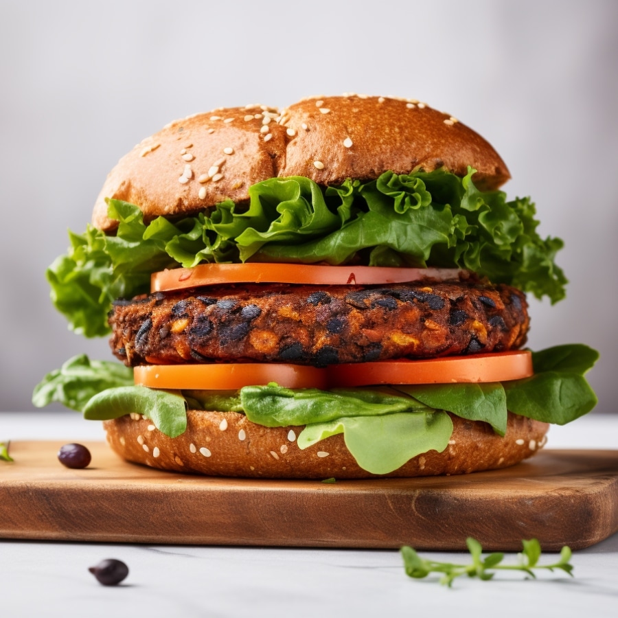 Sweet Potato & Black Bean Burger