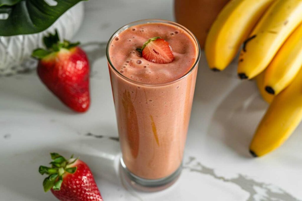 Peanut Butter & Strawberry Smoothie Mastering Diabetes