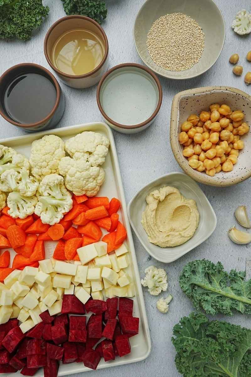 Buddha Bowl Ingredients