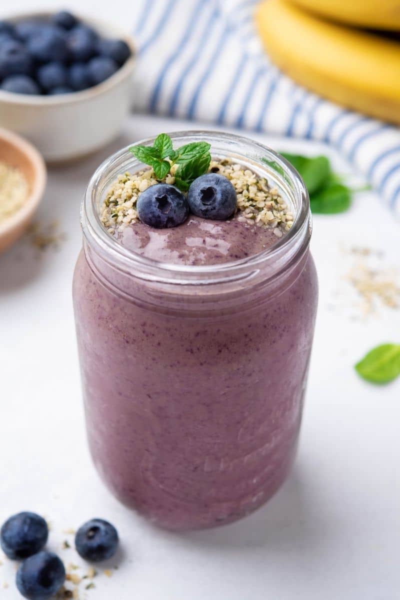 Blueberry Energy Smoothie Featured
