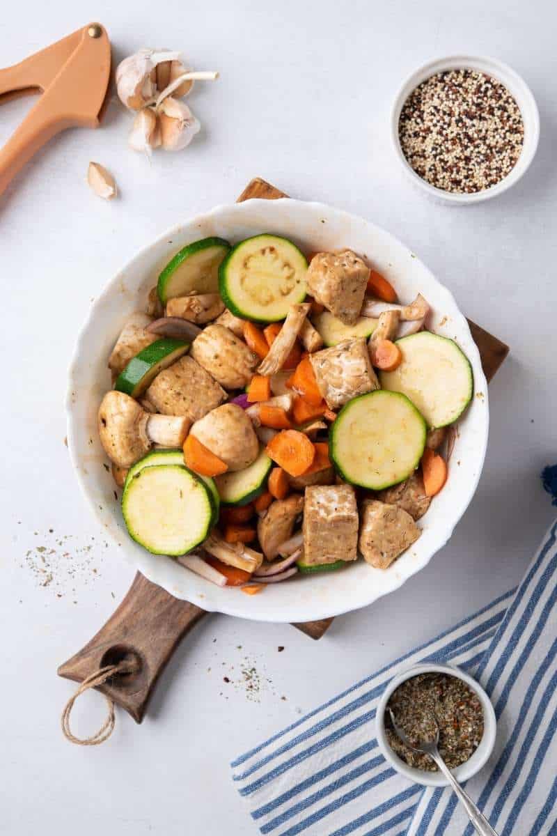 Balsamic Roasted Tempeh Bowls Mix