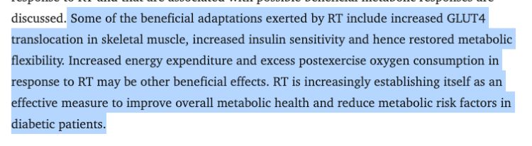 RT and Glut 4