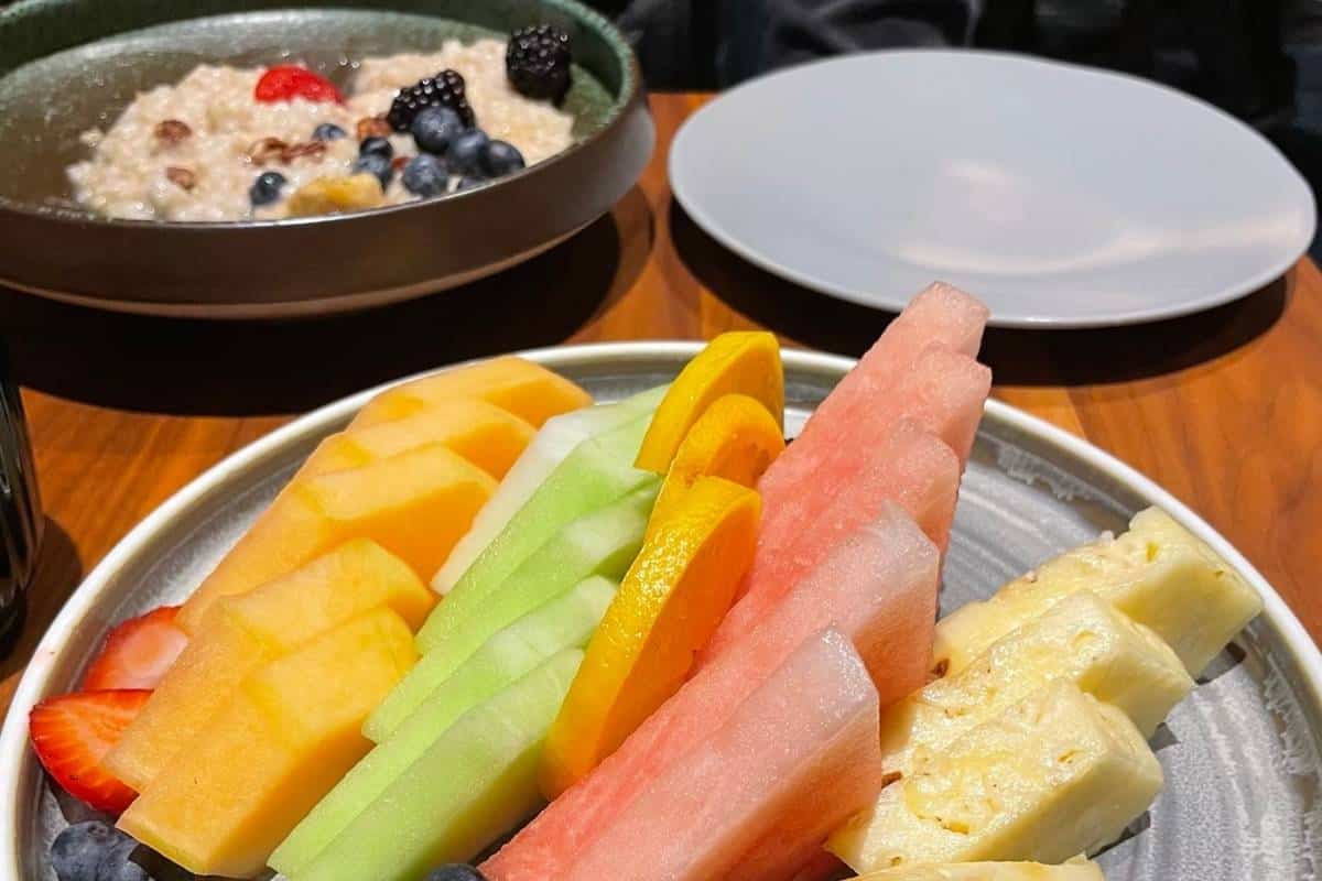 April Plant Based Low Fat Breakfast