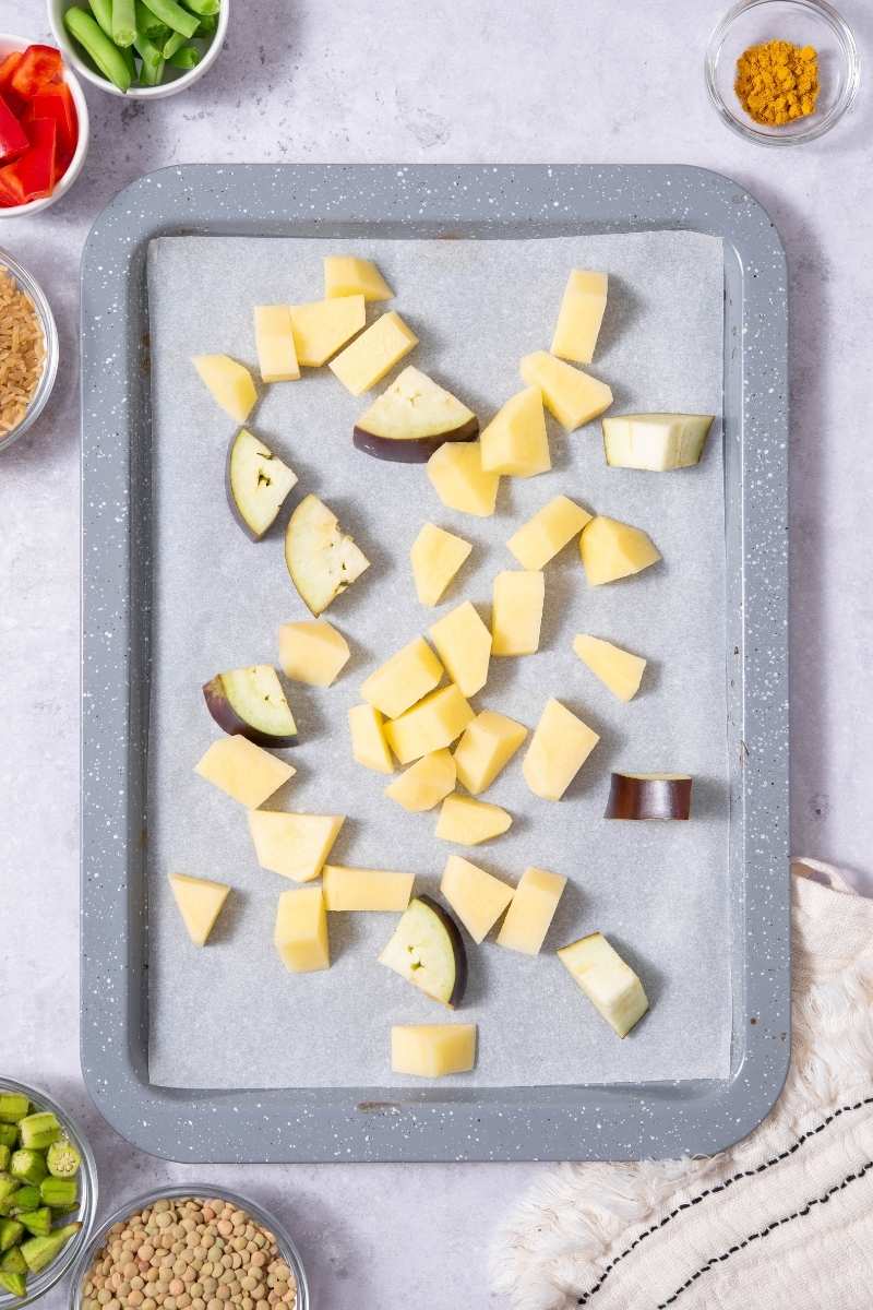 Curry Car-Bowl-Hydrate Chopped