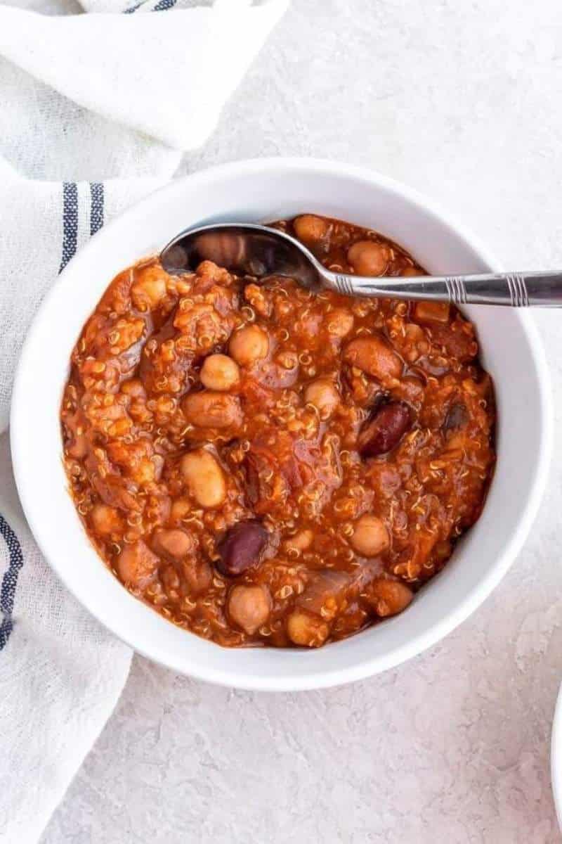 Three Bean Quinoa Chili