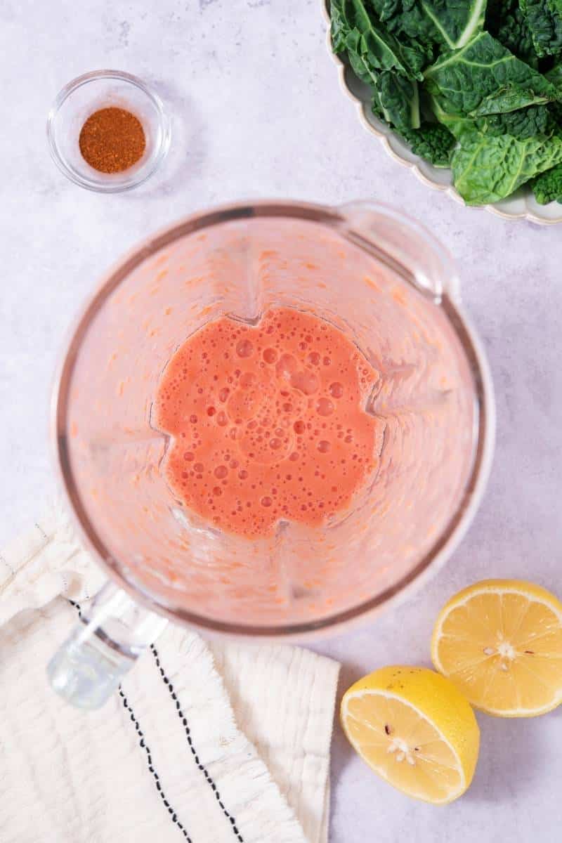 Nut Free Cheesy Kale Dressing