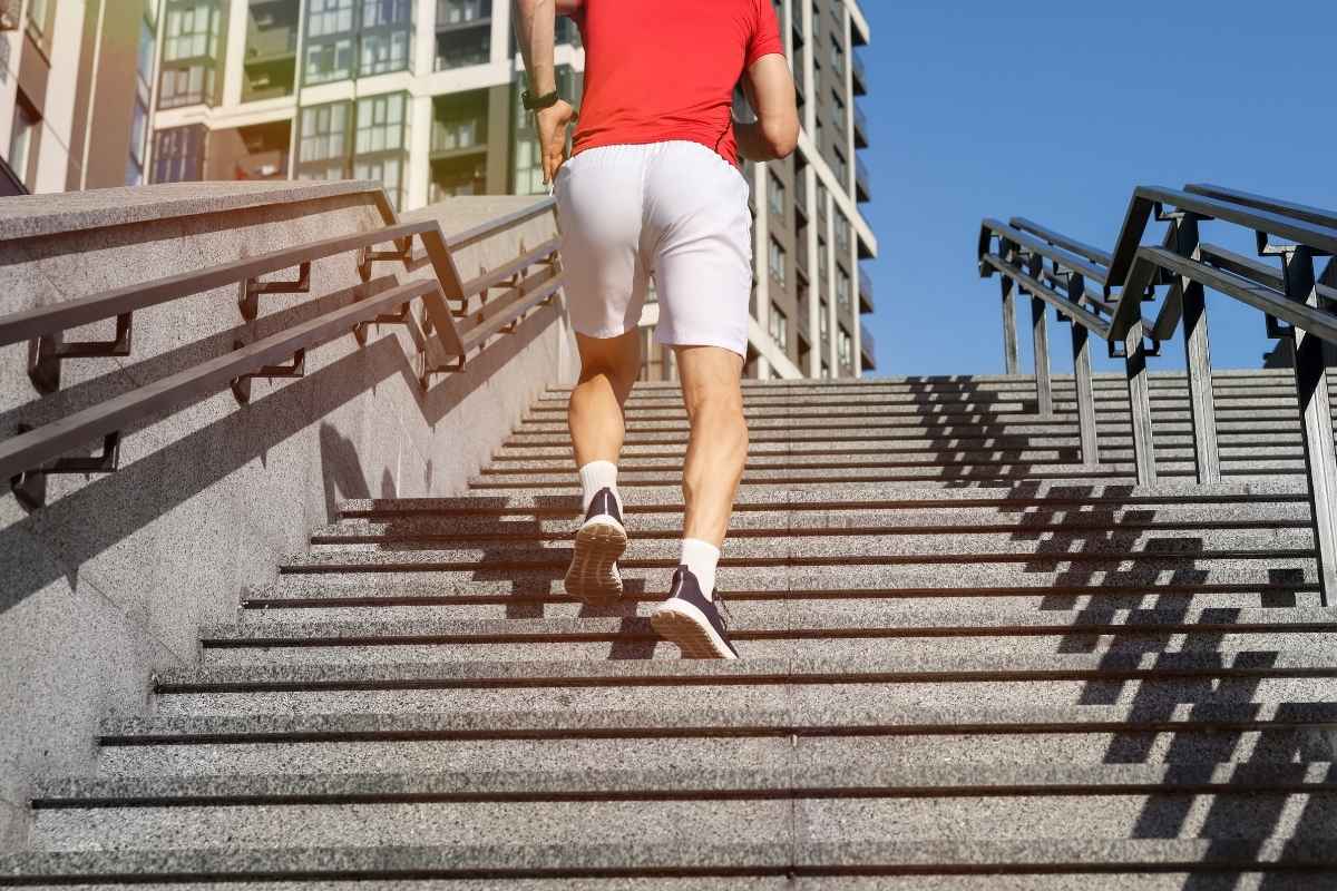 Exercising climbing stairs