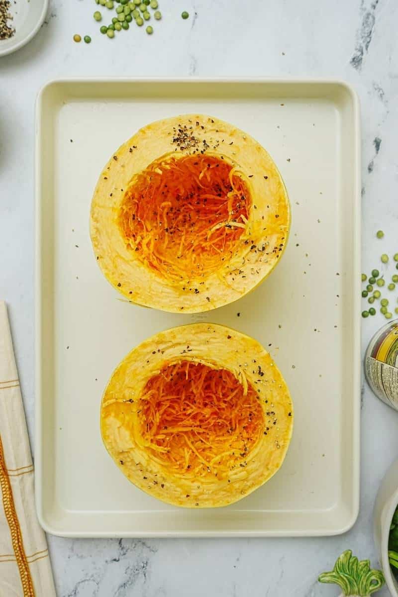 Spaghetti Squash with Tomato Sauce Squash
