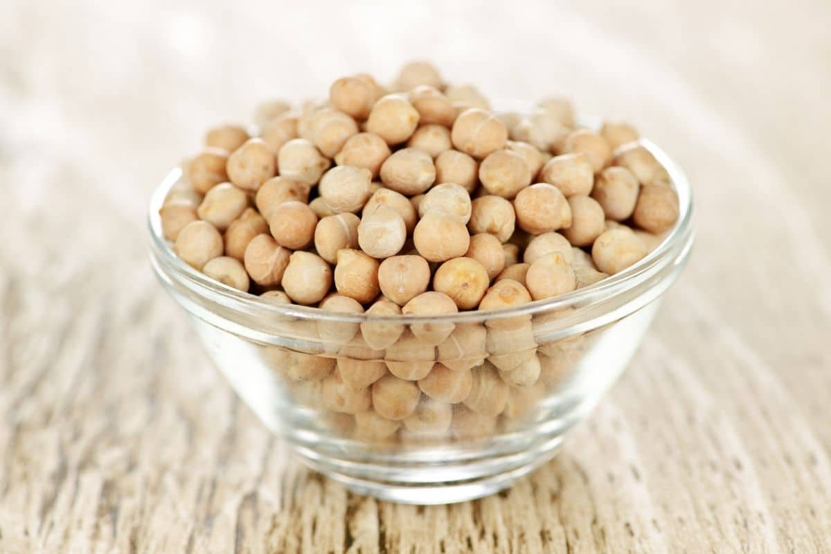 Bowl of chickpeas