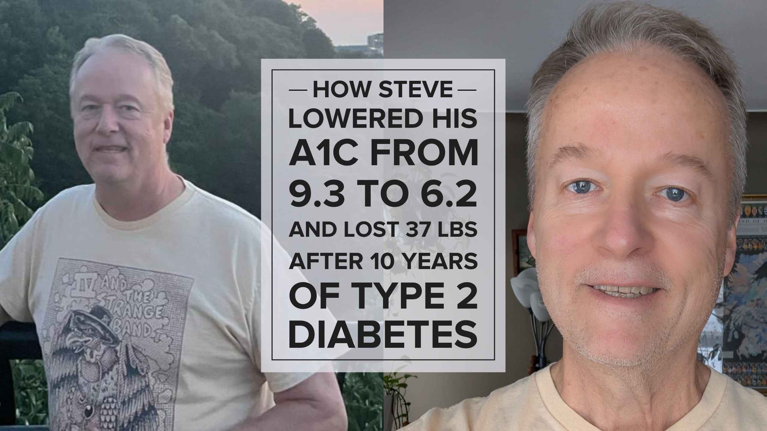 How Steve Dropped His A1C by Over 3 Points and Lost 37 After a Decade with Type 2 Diabetes