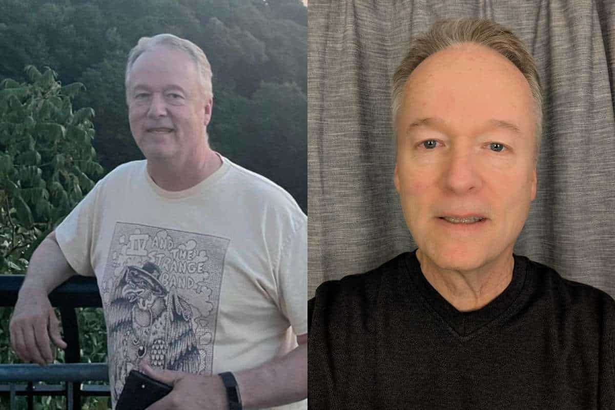 Steve Before and after transformation
