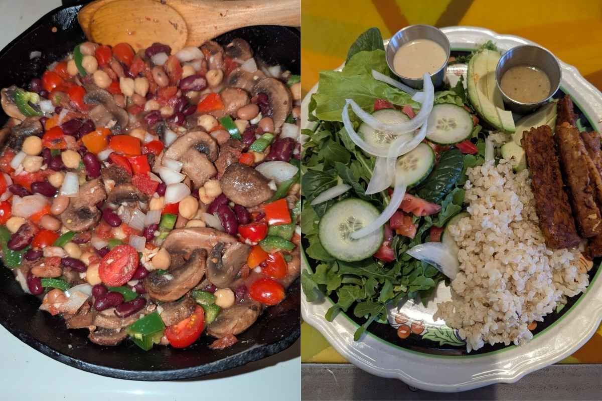 Steve Low Fat Plant Based Lunch