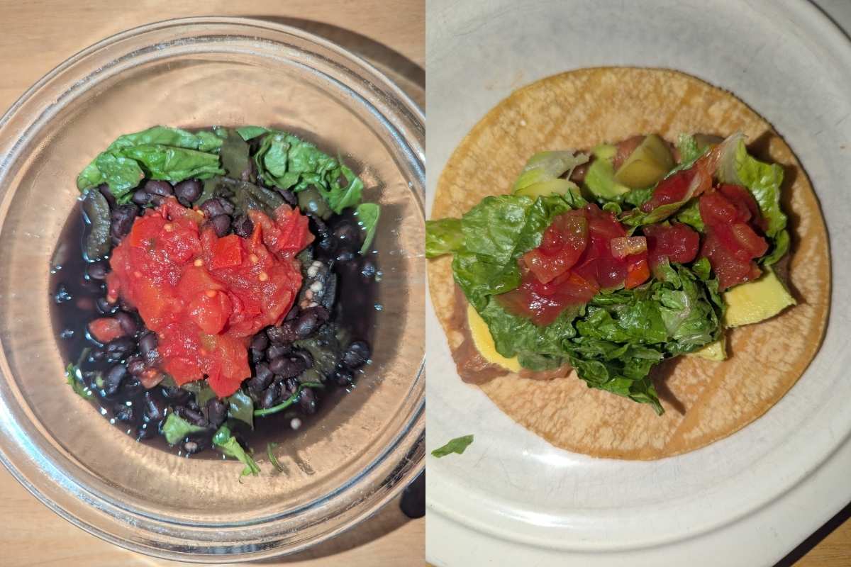 Steve Low Fat Plant Based Tacos