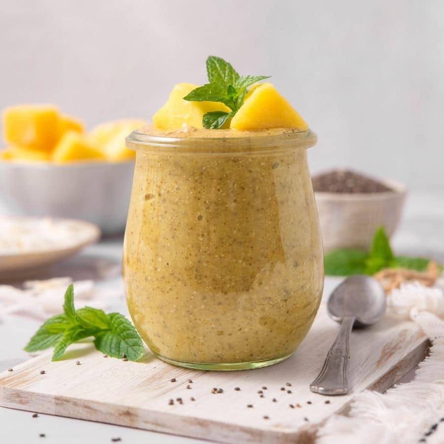 Creamy Mango Pudding