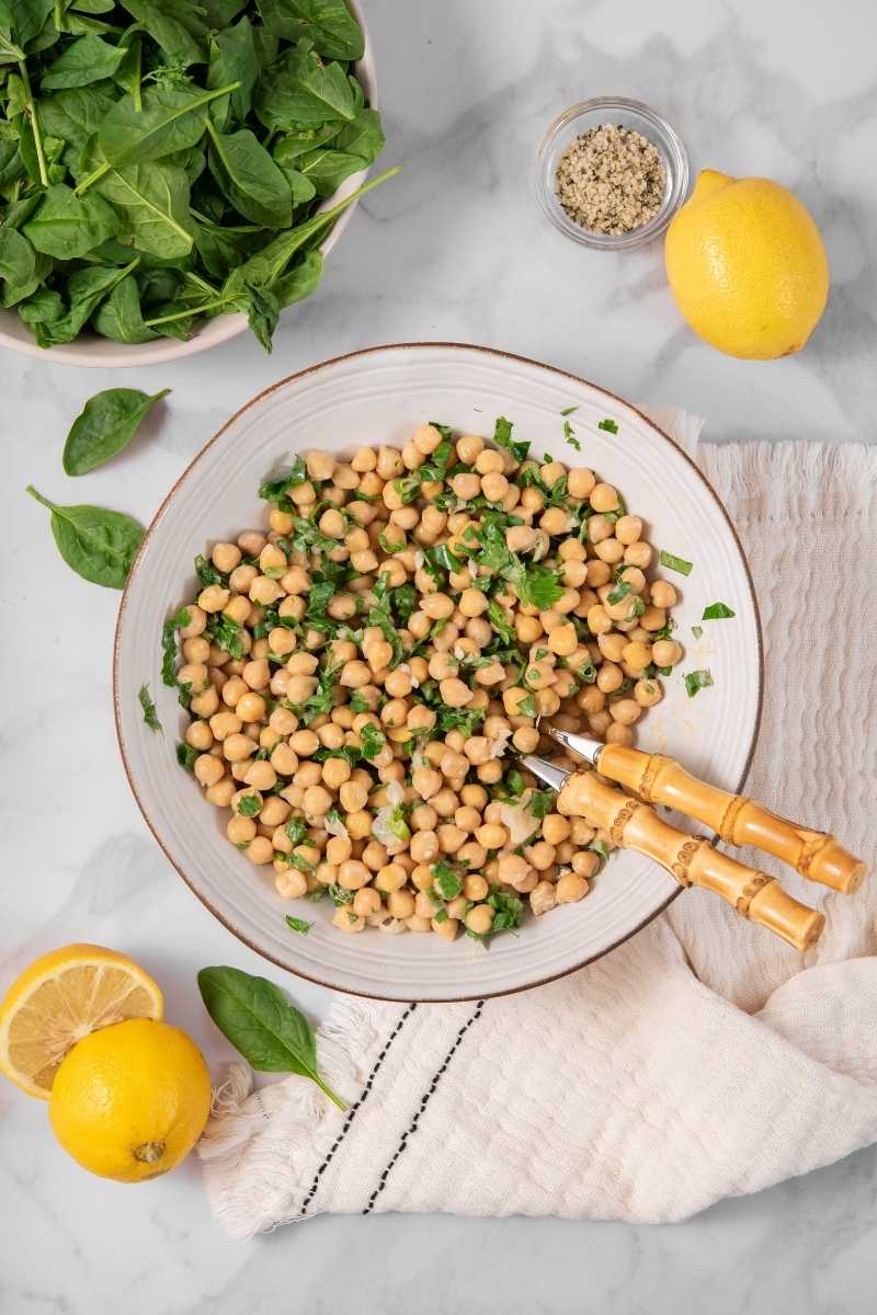 Lemony Chickpea & Herb Salad Mix