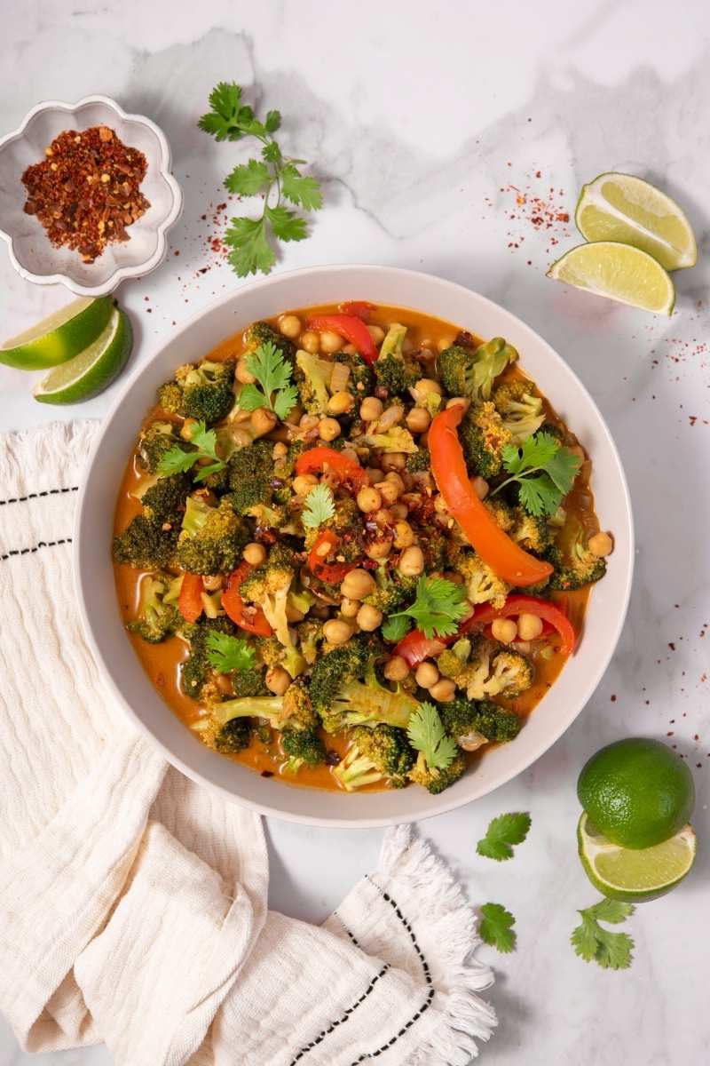 Chickpea & Broccoli Curry