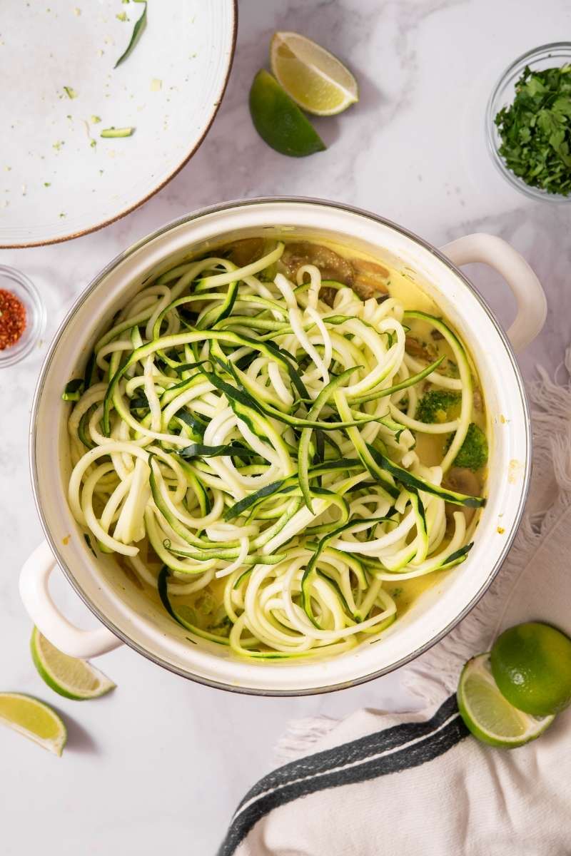 Curried Coconut Soup Zucchini