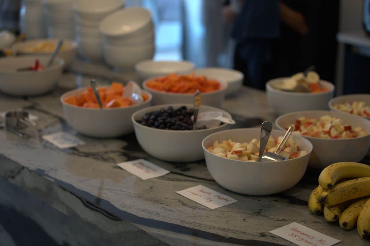 Fruit at the MD Retreat