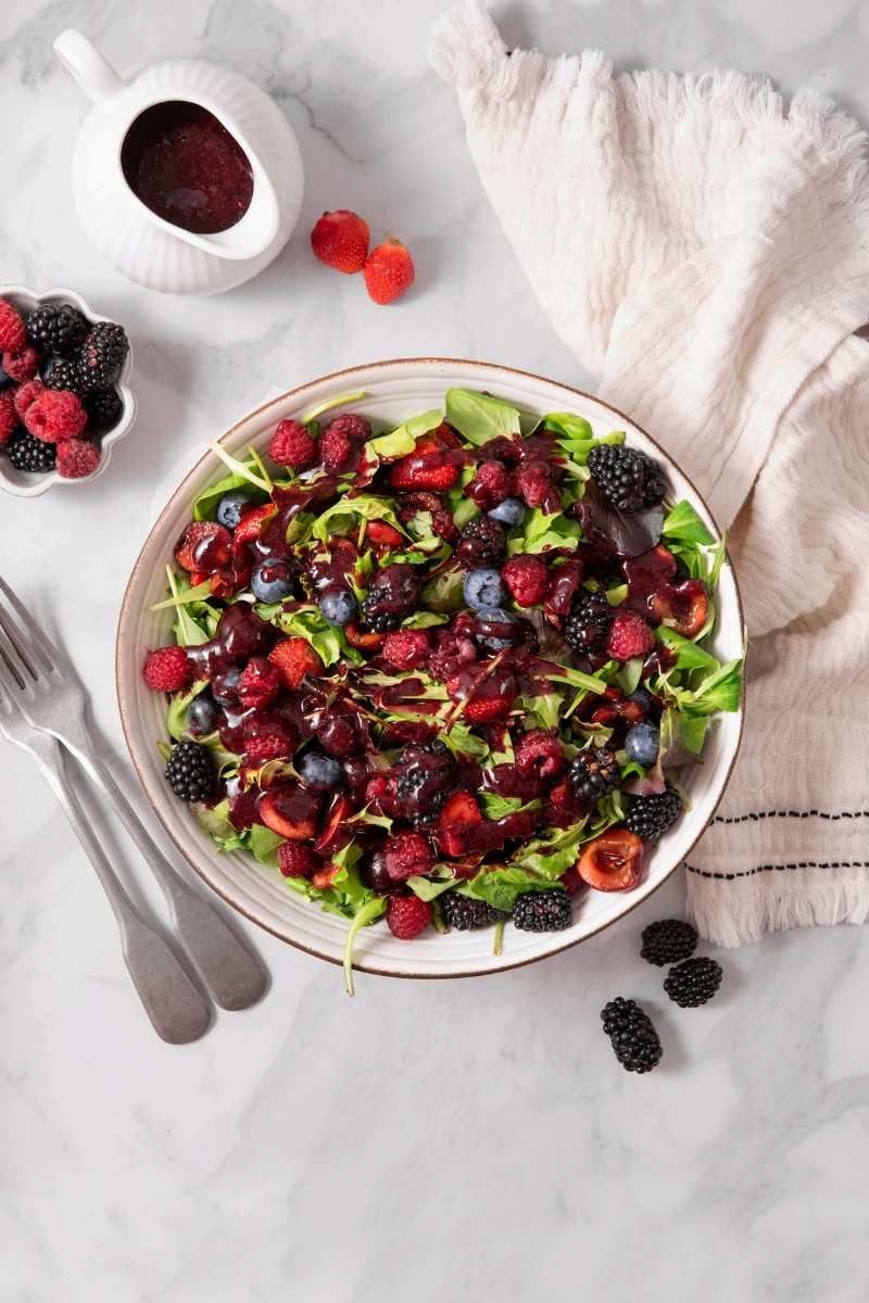 Berry Balsamic Fruit Salad