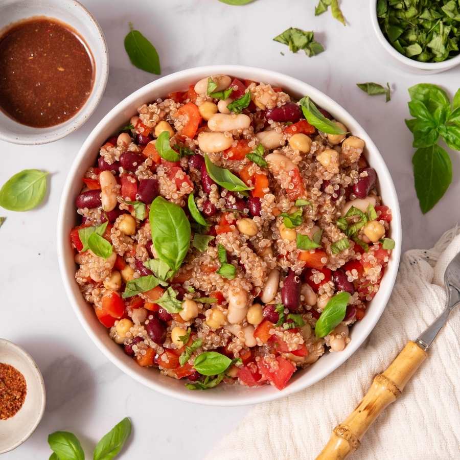Quinoa Three Bean Salad