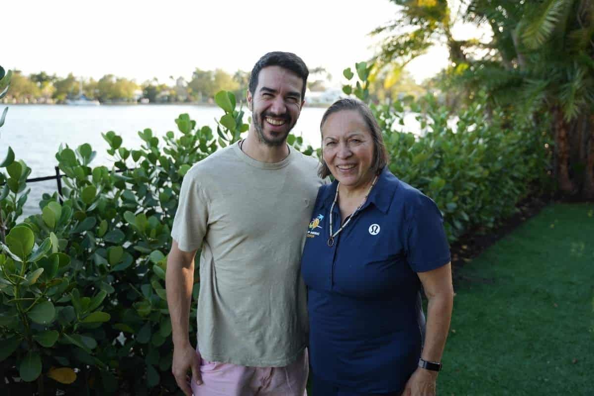 Rosa with Coach Marco