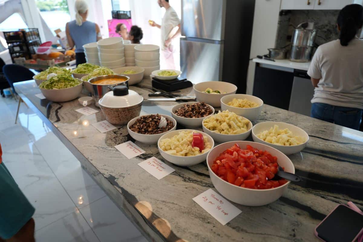 CJ Plant Based Low Fat Foods at the Retreat