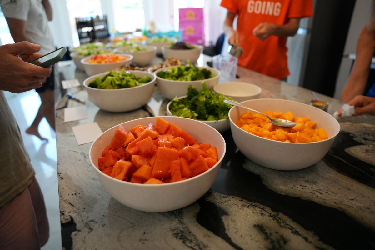 Fresh Fruit at the MD Retreat