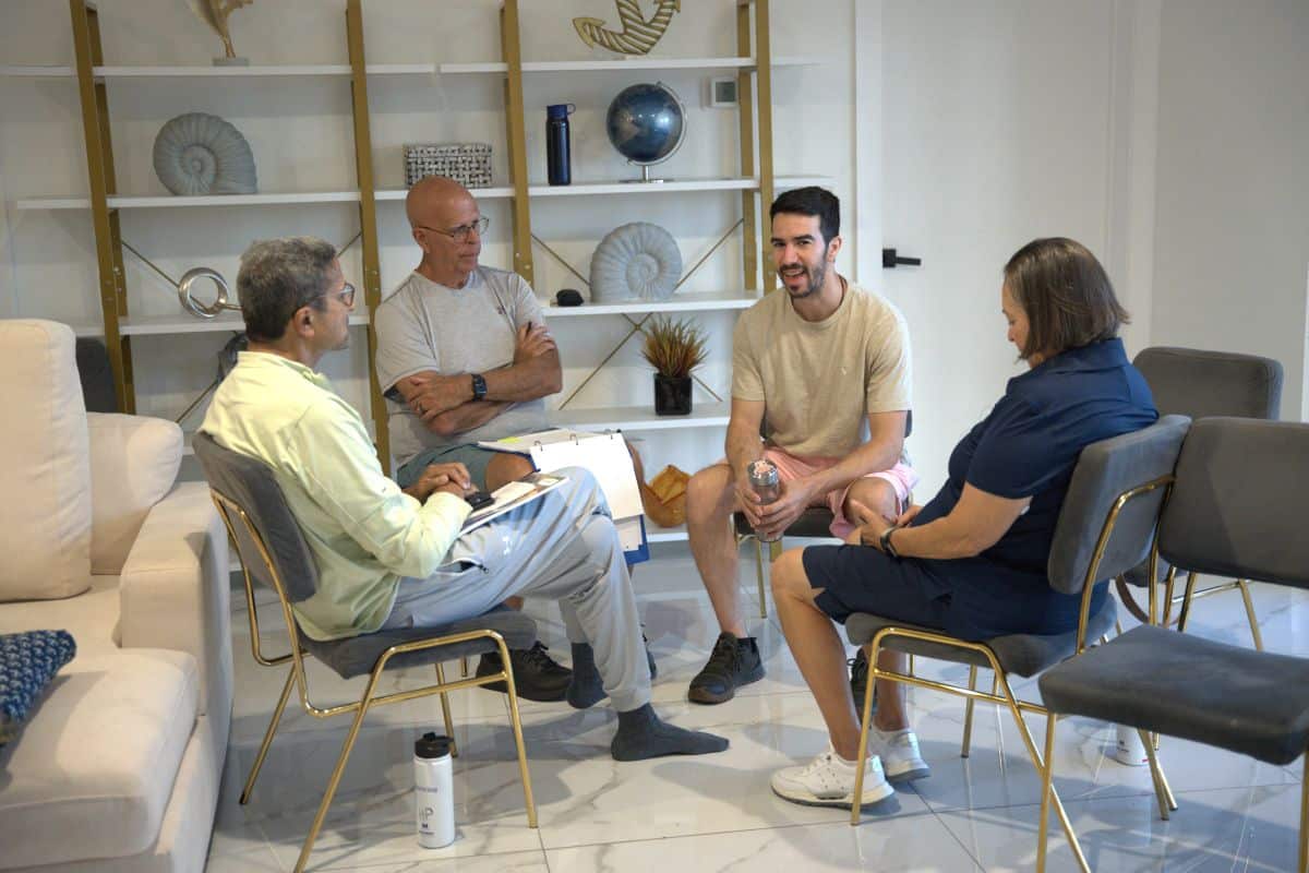 Hemant Coaching Session at the Retreat