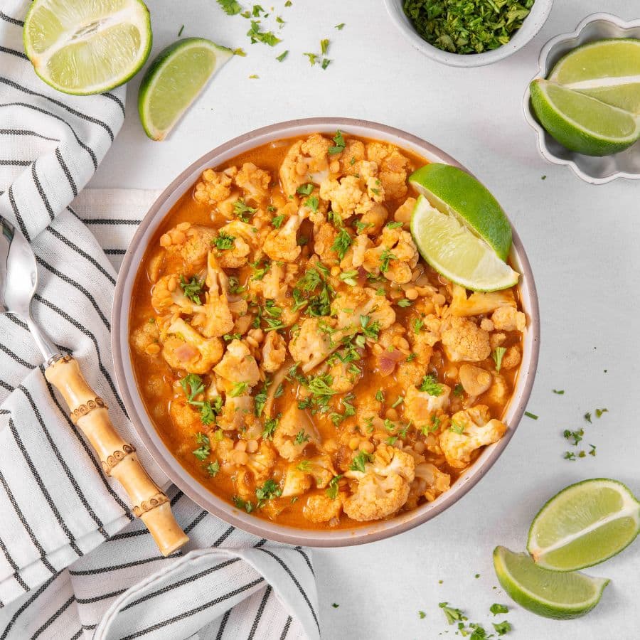 Cauliflower Red Curry
