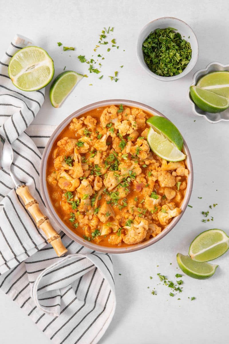 Cauliflower Red Curry